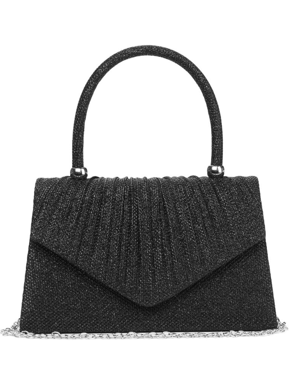 👜Women's Black Rhinestone Clutch Purse Crystal Diamond Glitter Sparkly Handbag